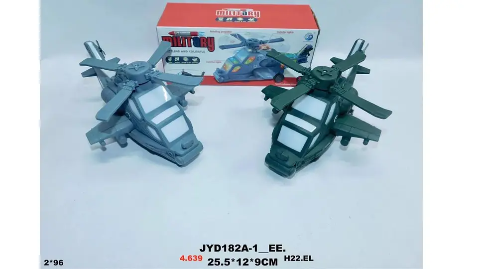 Helicóptero Luces Movimientos Sonidos Juguete Niños 4