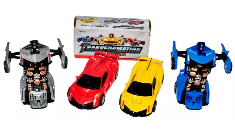 Auto Transformers Robot De Impulso Carro Juguete Camión Agregar a favoritos 2