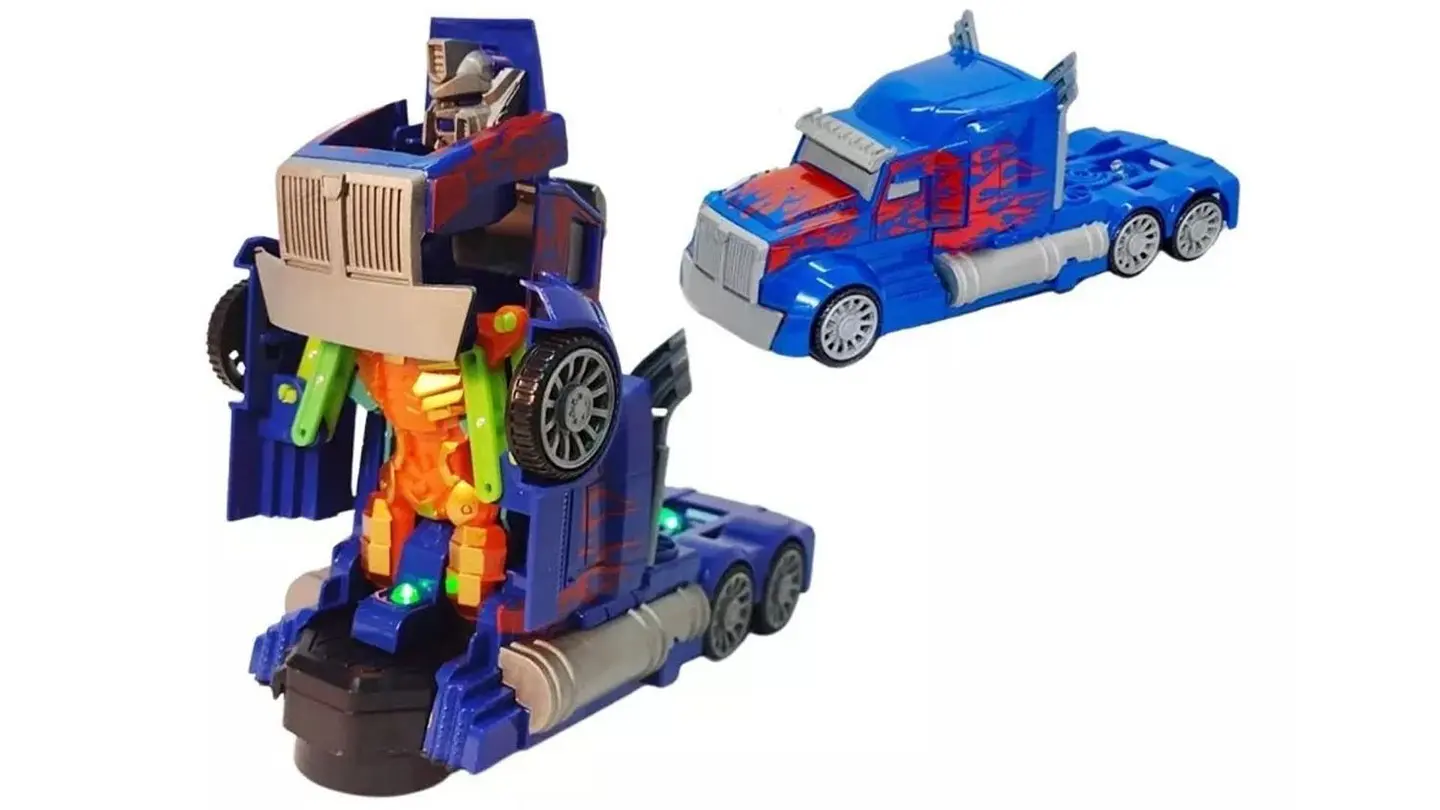 Camion Transformable Robot De Impulso Juguete Optimus Prime 3