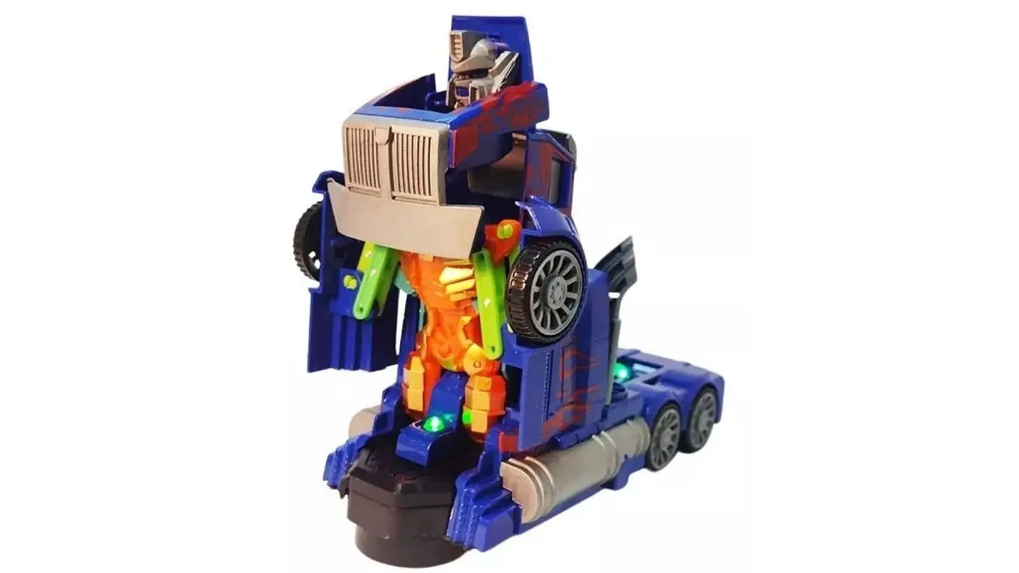 Camion Transformable Robot Luz Sonido Juguete Optimus Prime 4