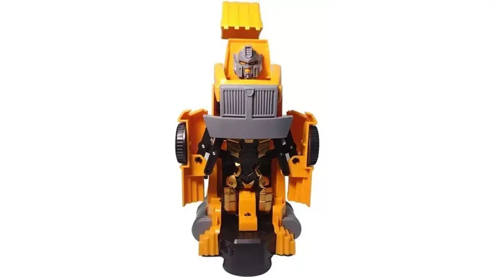 Camión Constructor Tractor Transformable Robot Luces Niños 3
