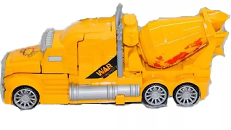 Camión Constructor Mesclador Transformable Robot Luces Niños 2