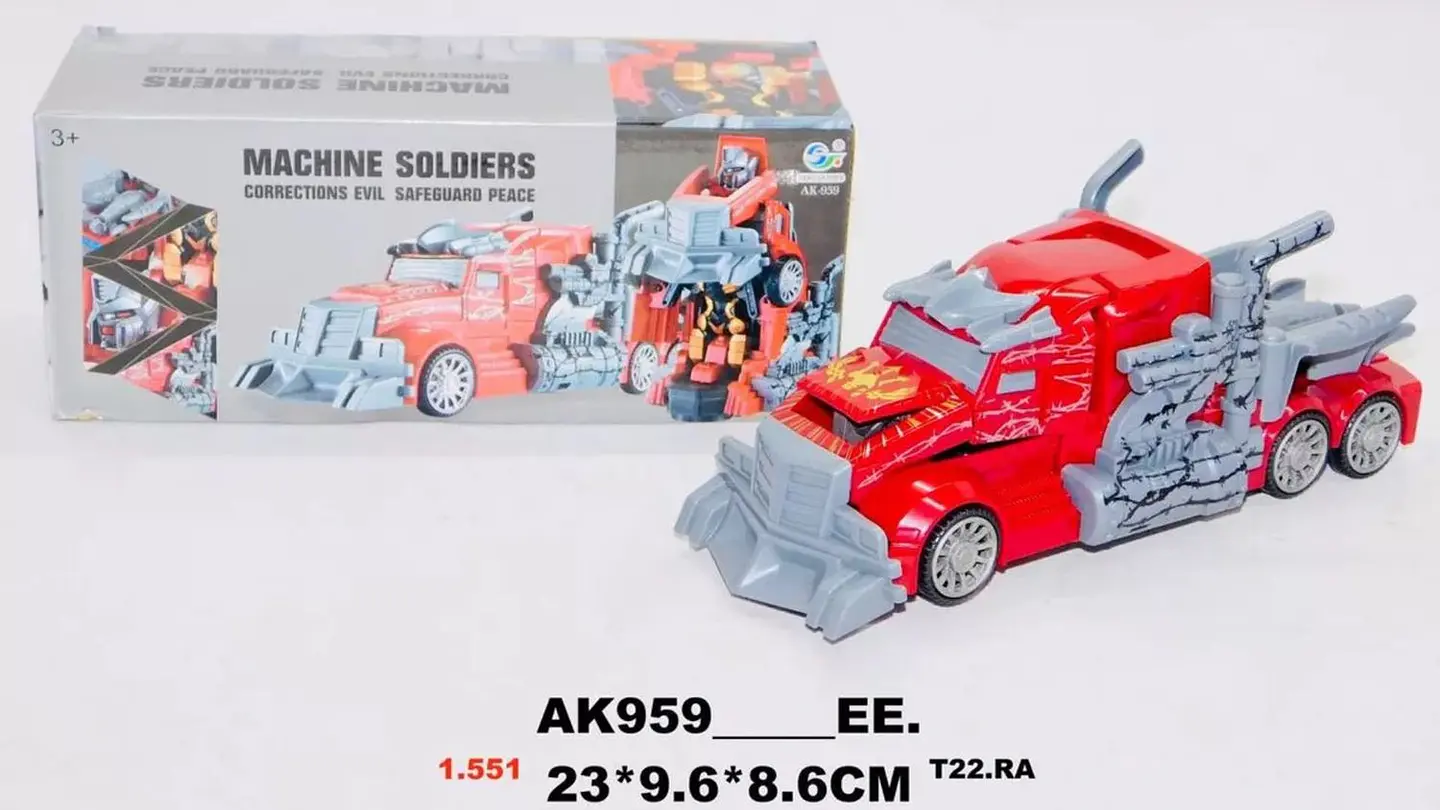 Transformers Robot Sonidos Luces Movimientos Niños Camión 7
