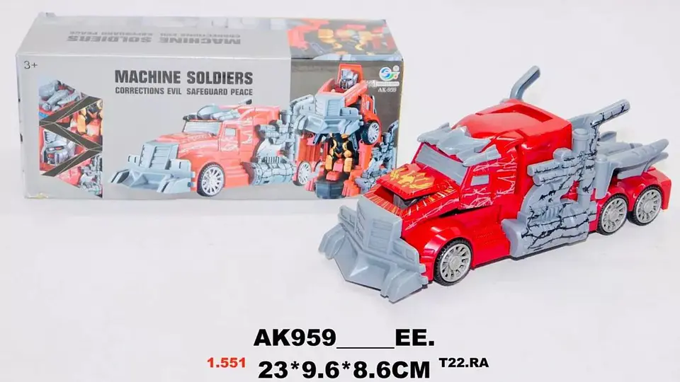 Transformers Robot Sonidos Luces Movimientos Niños Camión 7