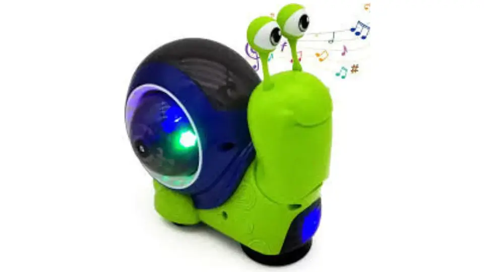 Carro Caracol Para Niños Con Luces Y Sonido Movimiento 1