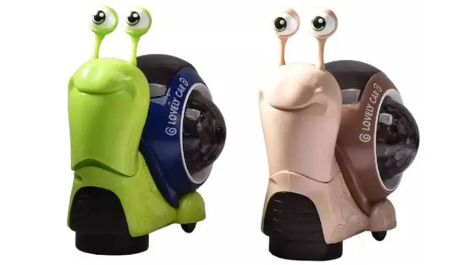 Carro Caracol Para Niños Con Luces Y Sonido Movimiento 3