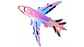 Avión Juguete Luz Sonido Movimiento Niños Bebe Juego W248-19 - Miniatura 1