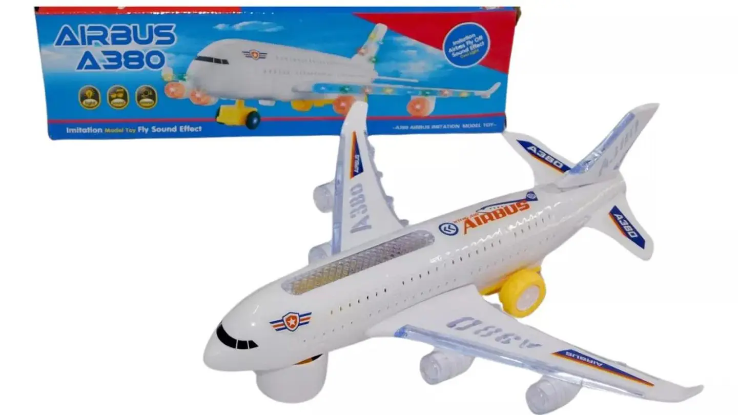 Avión Juguete Luz Sonido Movimiento Niños Bebe Juego W248-19 2