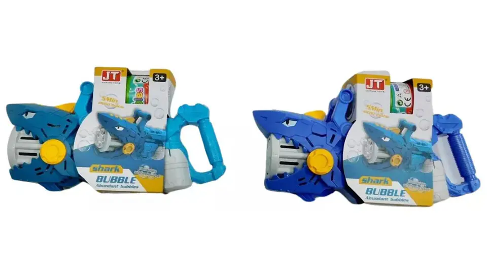 Lanzador Tiburón Burbuja Ráfaga Con Luces Led Burbuja 2