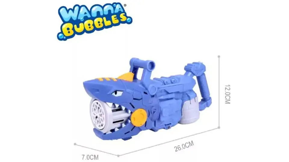 Lanzador Tiburón Burbuja Ráfaga Con Luces Led Burbuja 3