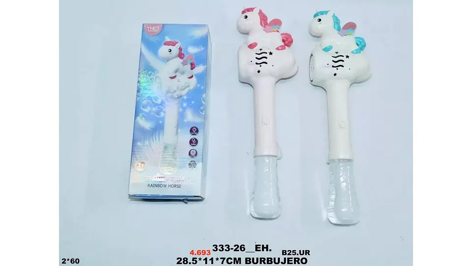 Unicornio Para Hacer Burbujas Burbujeo Juguete Niños 4
