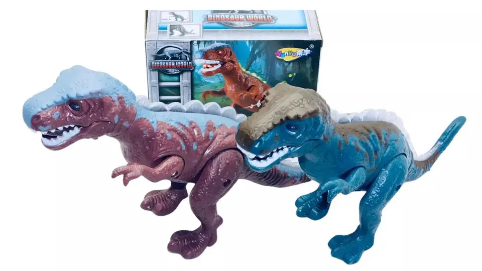 Figuras Dinosaurios Dino Rex Juguete Luces Movimiento Sonido 1
