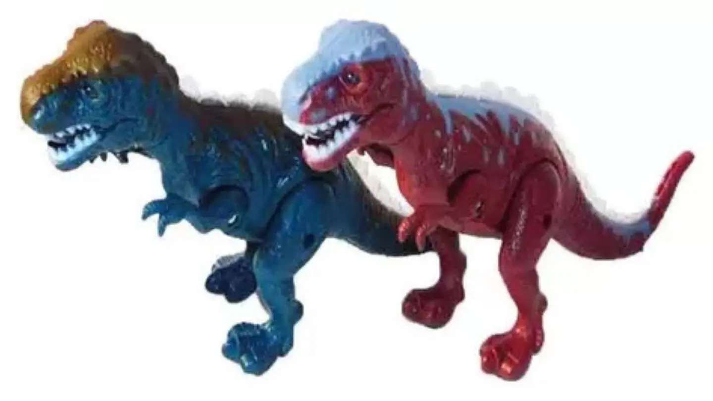 Figuras Dinosaurios Dino Rex Juguete Luces Movimiento Sonido 2