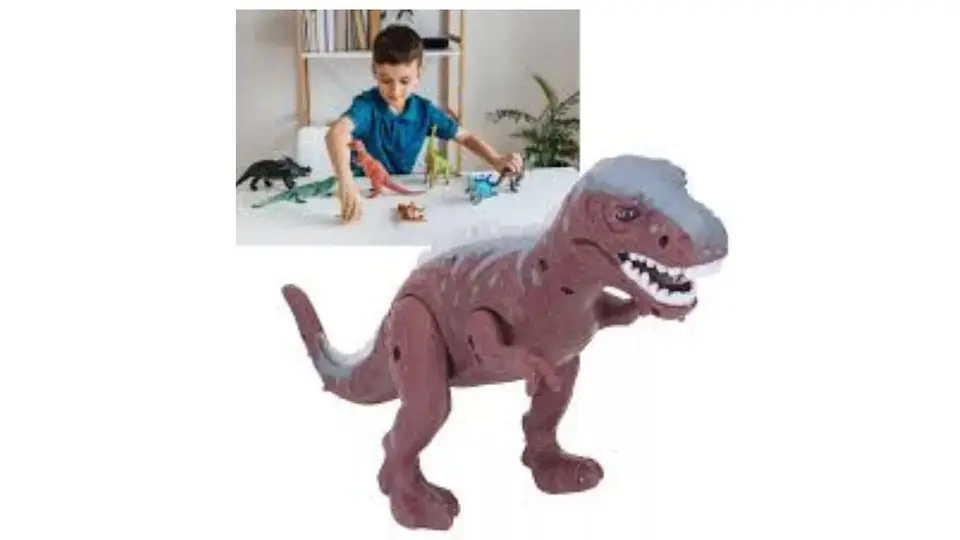 Figuras Dinosaurios Dino Rex Juguete Luces Movimiento Sonido 3