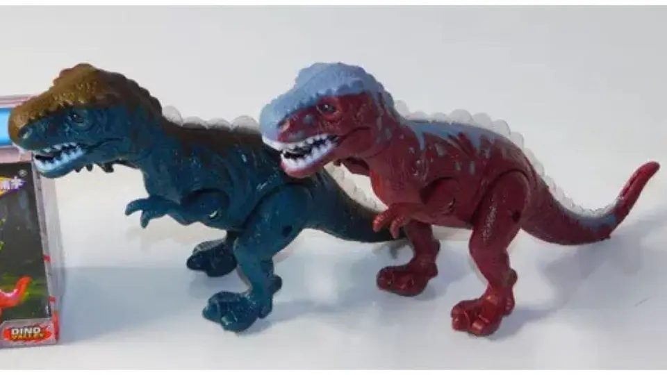 Figuras Dinosaurios Dino Rex Juguete Luces Movimiento Sonido 4