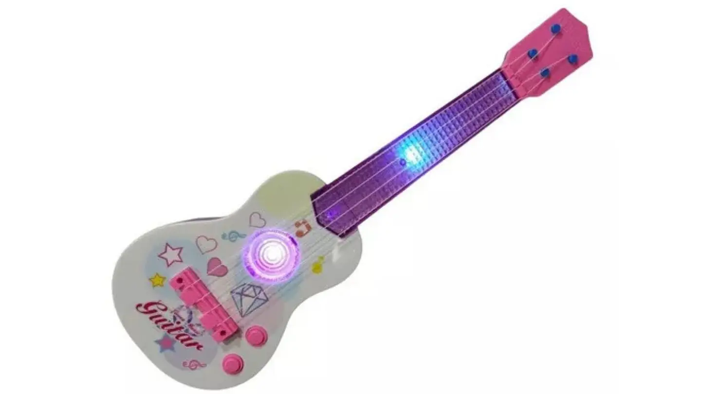 Guitarra Juguete Luces Sonido Niños Regalo Instrumento Music 3
