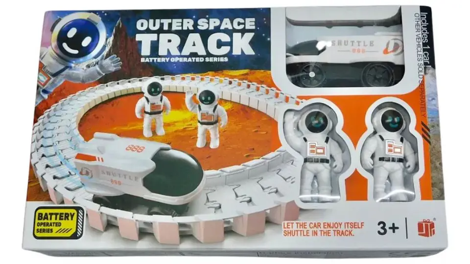 Pista Cars Astronauta Nave Espacial Carros Juguete Navidad 2