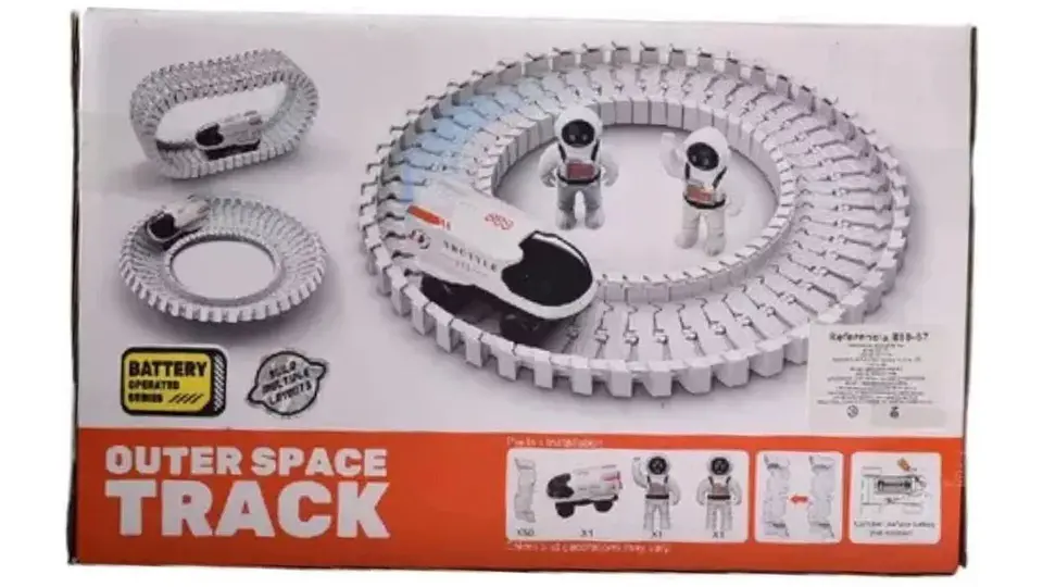 Pista Cars Astronauta Nave Espacial Carros Juguete Navidad 3