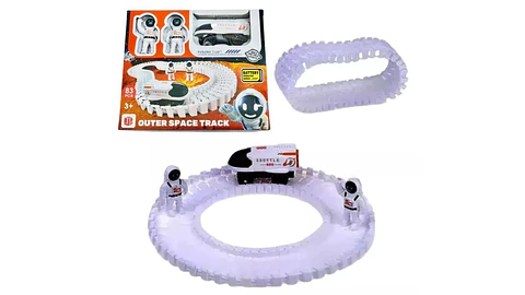 Camión Bomberos Track Pista Juguete Carro 52 Pcs