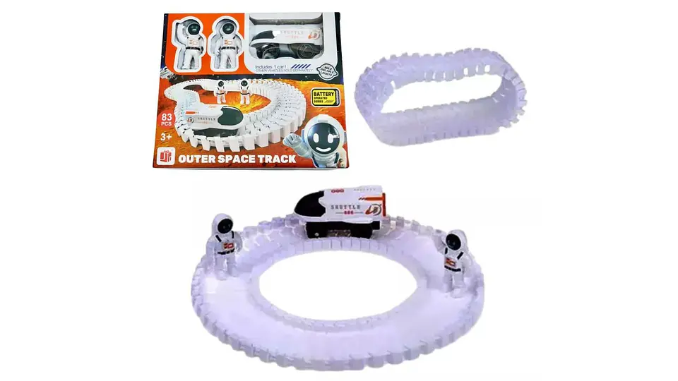 Camión Bomberos Track Pista Juguete Carro 52 Pcs 1