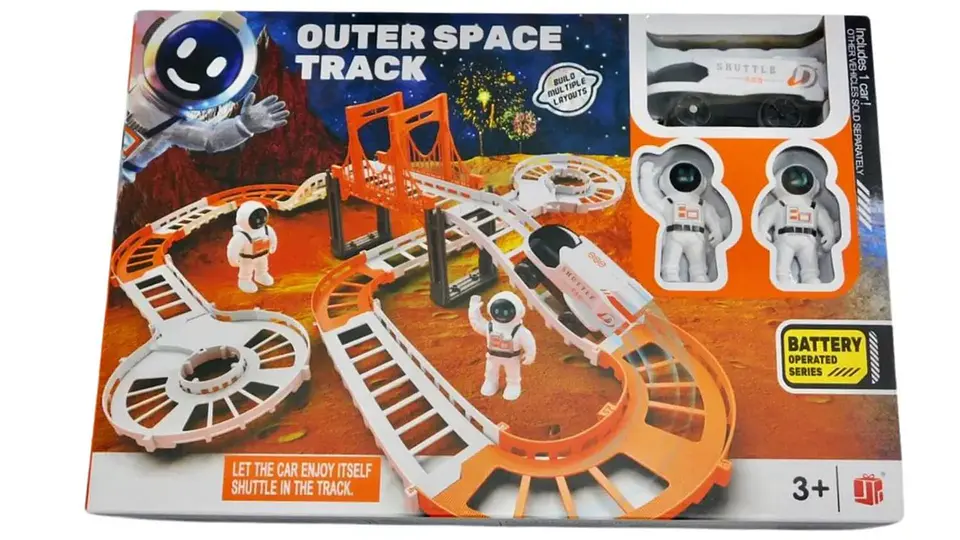 Pista Astronauta Nave Carro Espacial Puente Juguete Navidad 2
