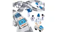 Pista 258 Pvc Astronauta Nave Carros Cohete Juguete Galaxia - Miniatura 2