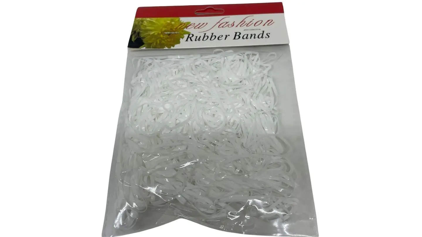 Bandas De Caucho Para El Pelo Ligas Resistentes Bolsas X4 4