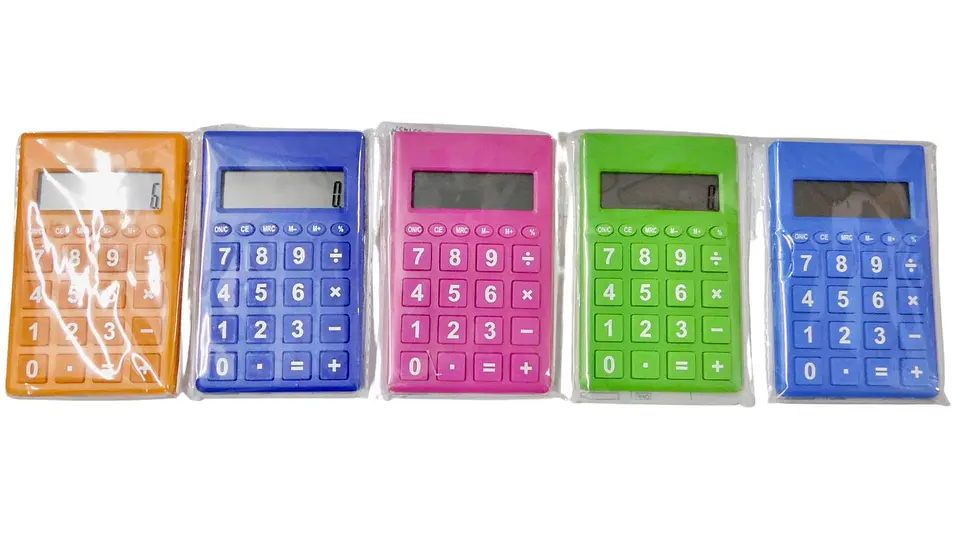 Calculadora Electrónica Pequeña Bolsillo Práctica Y Portátil 1