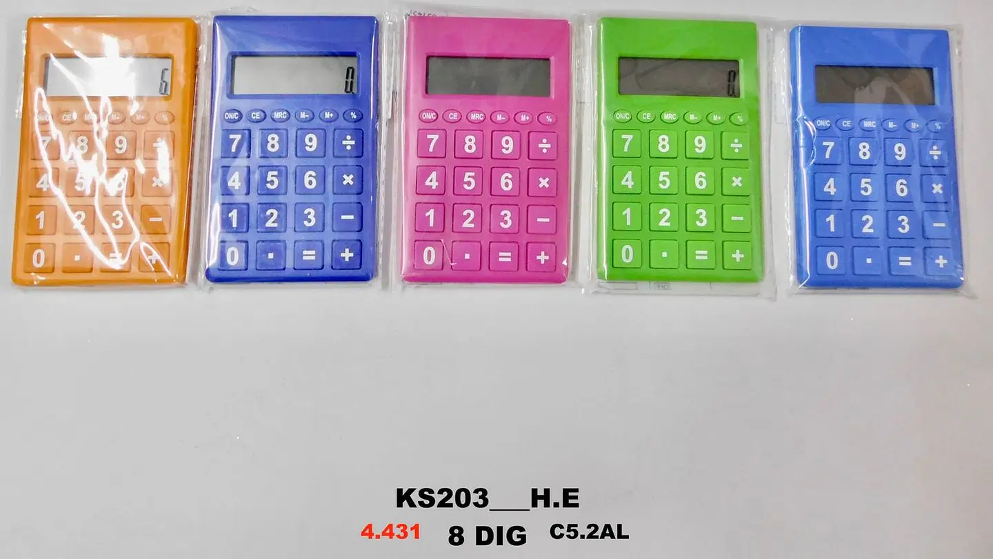 Calculadora Electrónica Pequeña Bolsillo Práctica Y Portátil 7