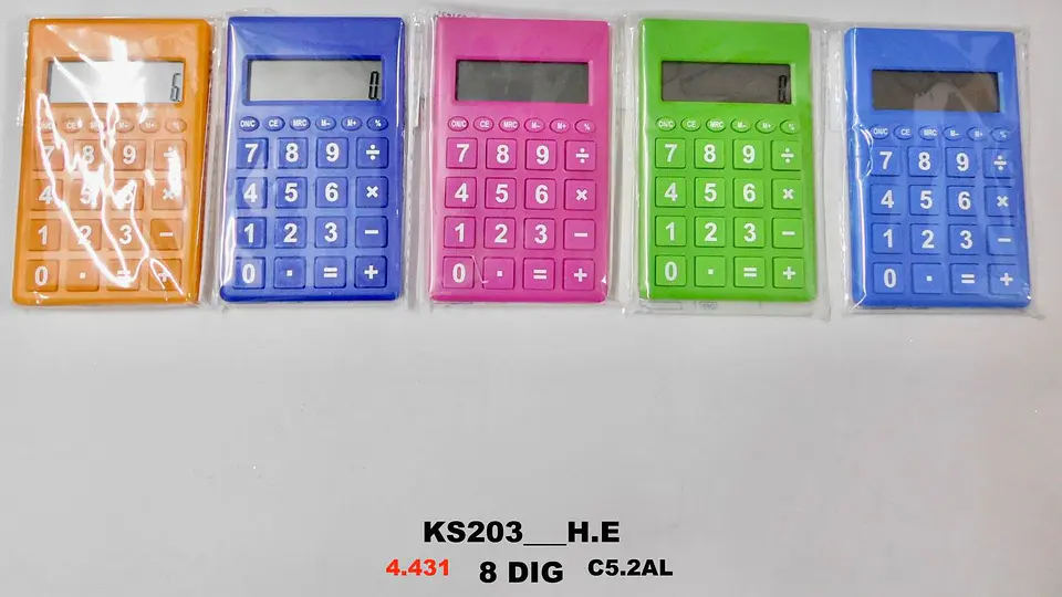 Calculadora Electrónica Pequeña Bolsillo Práctica Y Portátil 7