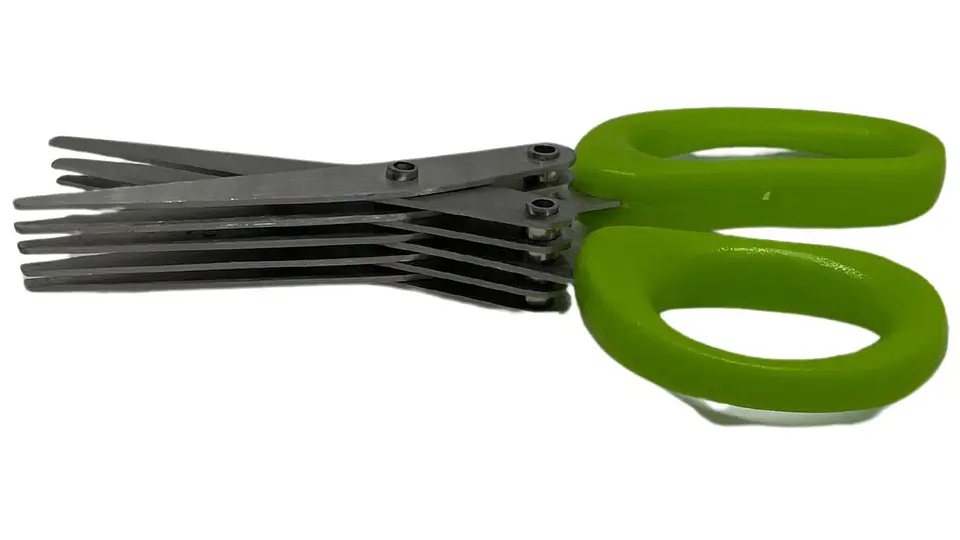 Tijeras Cocina Multiusos Corta Hierbas 5 Cuchillas De Acero 4