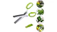 Tijeras Cocina Corta Hierbas 5 Cuchillas De Acero + Cepillo - Miniatura 3