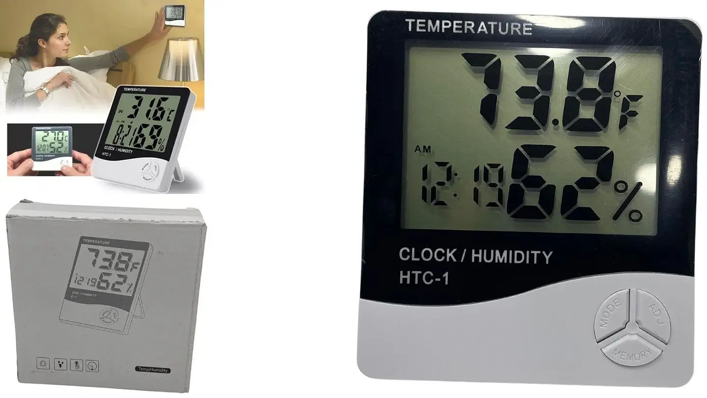 Termohigrómetro Digital Termómetro Y Medidor De Humedad 1