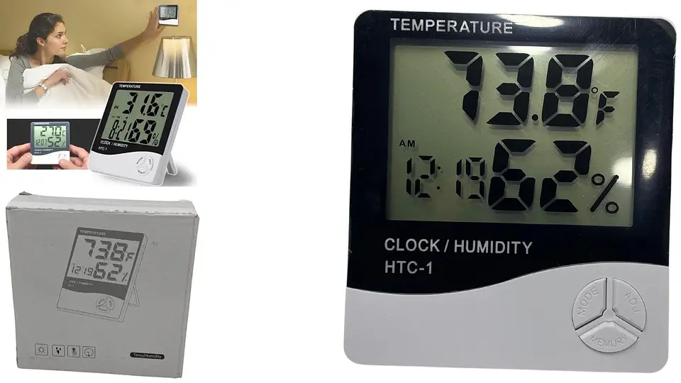 Termohigrómetro Digital Termómetro Y Medidor De Humedad 1