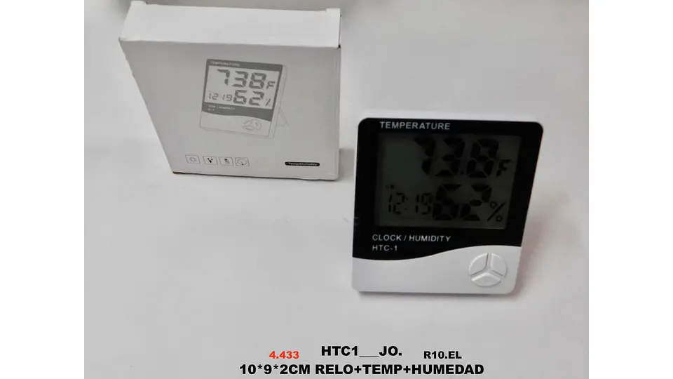 Termohigrómetro Digital Termómetro Y Medidor De Humedad 5