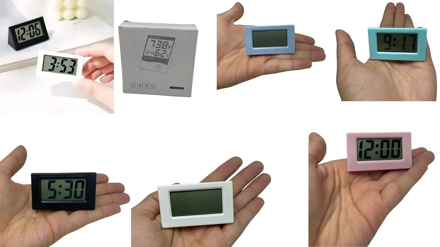 Mini Reloj Digital Despertador Portátil Con Funciones De Alarma 3