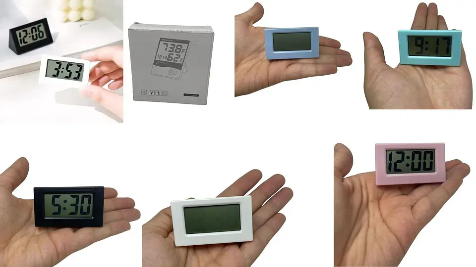 Mini Reloj Digital Despertador Portátil Con Funciones De Alarma 3
