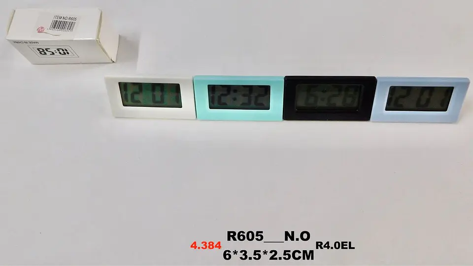 Mini Reloj Digital Despertador Portátil Con Funciones De Alarma 4