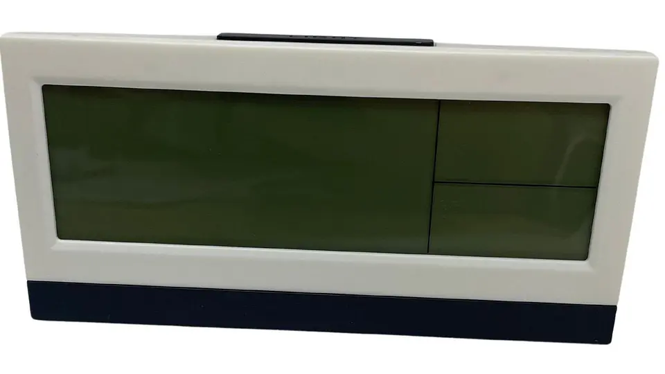 Reloj De Mesa Digital Con Temperatura Colores Negro Y Blanco 3