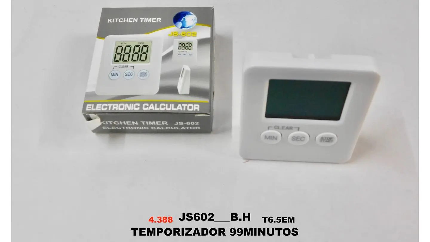 Reloj Temporizador De 99 Minutos Digital Cronometro Cocina 5