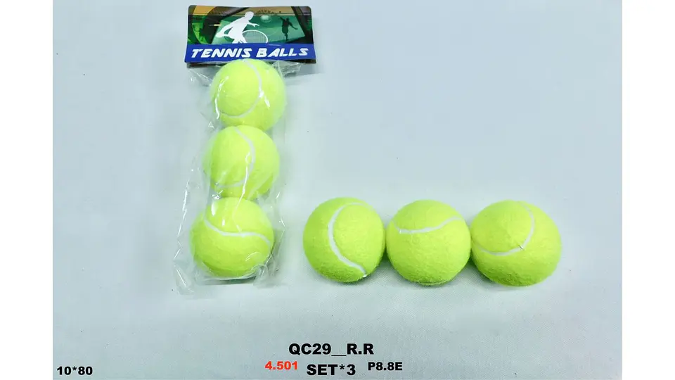 Set De 3 Pelotas De Tenis Para Principiantes, Entrenamiento 5