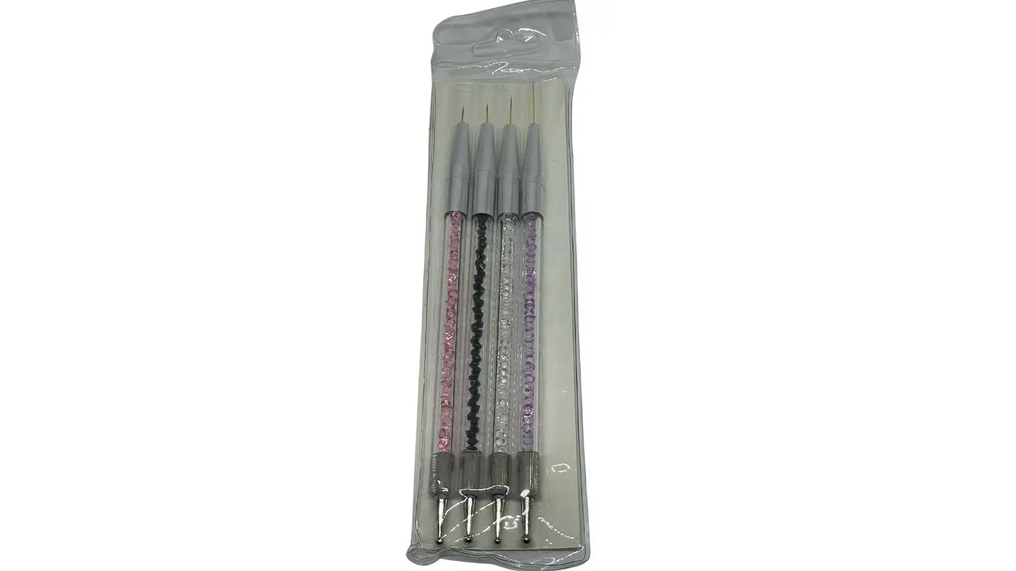 Set X4und Punzón Decorado Uñas Ideal Para Manicure Perfecto 2