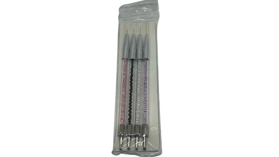 Set X4und Punzón Decorado Uñas Ideal Para Manicure Perfecto 2