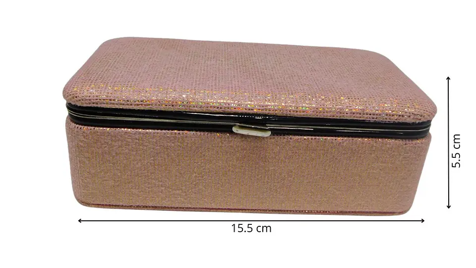 Joyero organizador con espejo de lujo viaje Mediano estuche 3