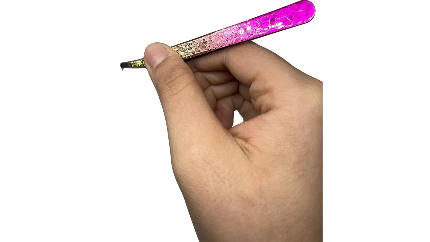 Pinza cuadrada para Pestañas efecto ruso 4
