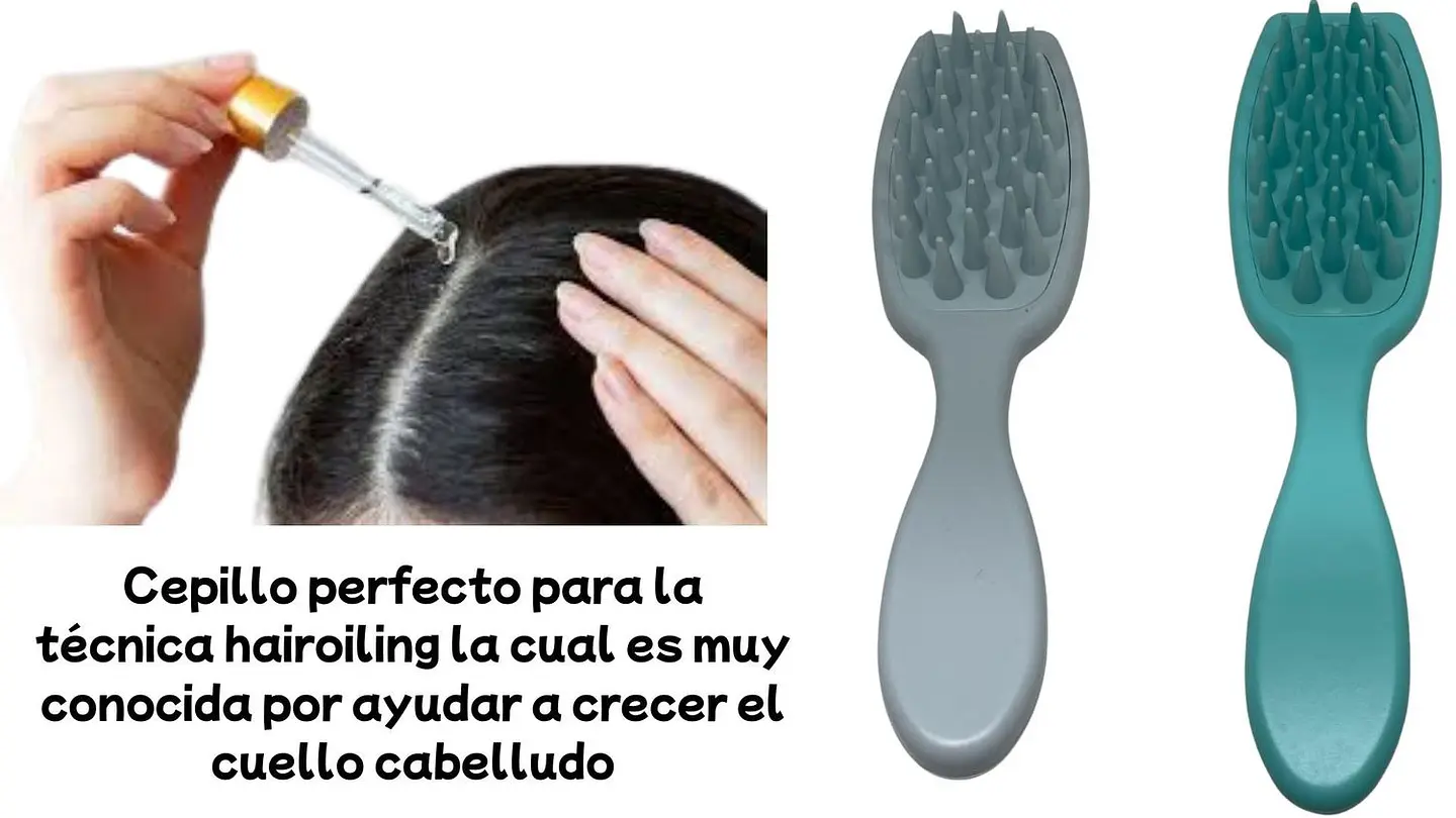 Cepillo Capilar Masajeador Exfoliante Crecimiento De Cabello 3