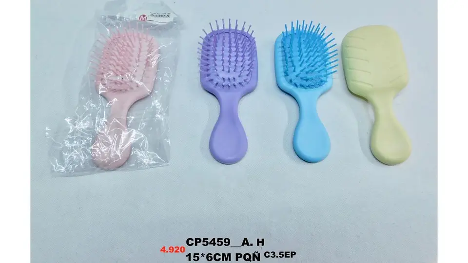 Mini Cepillo Capilar En Colores Pasteles ideal Para Viajar 4