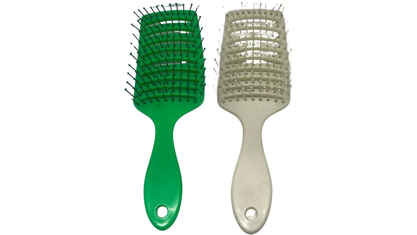 Cepillo Para El Pelo Tipo Esqueleto Cuadrado Varios Colores 2