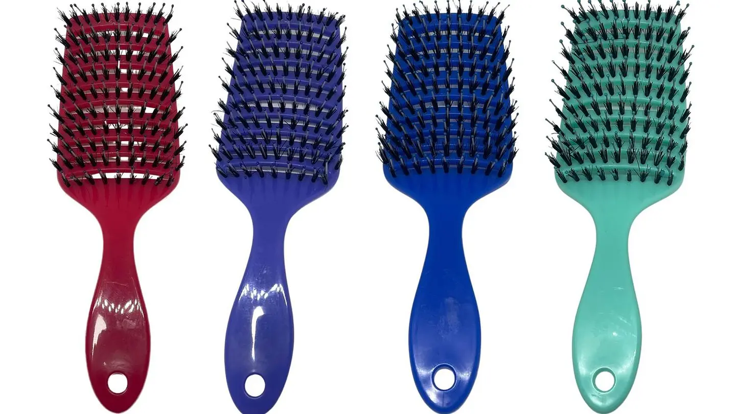 Cepillo Para Desenredar Fácilmente Tipo Esqueleto Colores 2