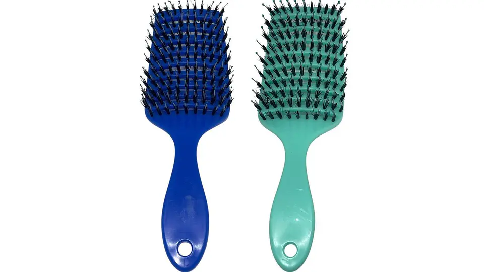 Cepillo Para Desenredar Fácilmente Tipo Esqueleto Colores 5